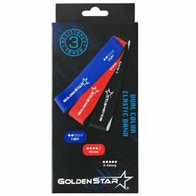 کش مینی لوپ گلدن استار Dual Color بسته 3 عددی