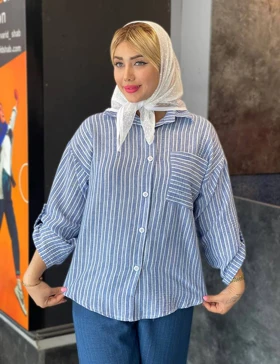 مانتو راه راه سامره کد : 75109