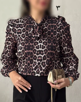 شومیز حریر آستین پفی 7