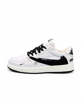 کفش کتانی مردانه مدل نایکی ترویس سوپریم سفید مشکی Nike travis supreme