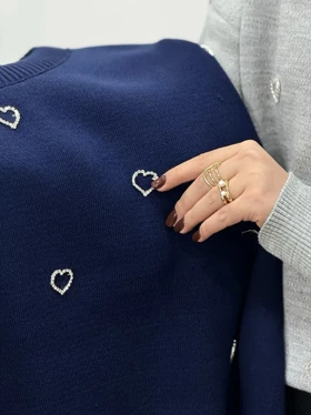 پلیوربافت زنانه ترک آیسو قلبی