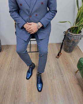 کفش مجلسی با چرم طبیعی ترک