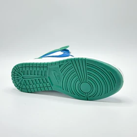 کفش کتانی اسپرت ساق‌دار مردانه رنگ آبی فسفری مدل نایک NIKE Jordan 1 low