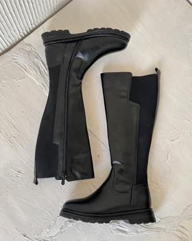 بوت بلند مشکی کد 1200143