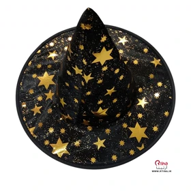 کلاه هالووین و تولد مدل جادوگری STAR (سبک و جمع شو)