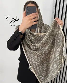 شال پلیسه برشکا طرحدار وارداتی 4062