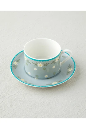 سرویس فنجان چای دو نفره چینی English Home مدل Lora Daisy - چندرنگ