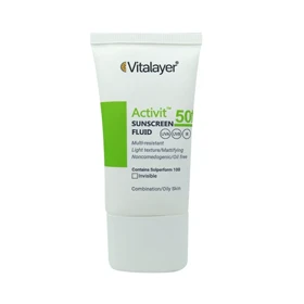 فلوئید ضد آفتاب SPF50 اکتی ویت ویتالیر 50 میل