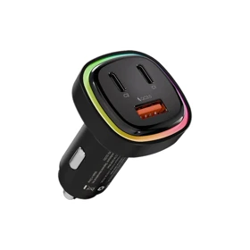شارژر فندکی 66W لولو مدل LEVELO STATIQUE CAR CHARGER