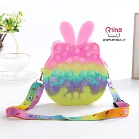 کیف پاپیتی دخترانه بزرگ (18cm×22cm ) بند رودوشی قابل تنظیم