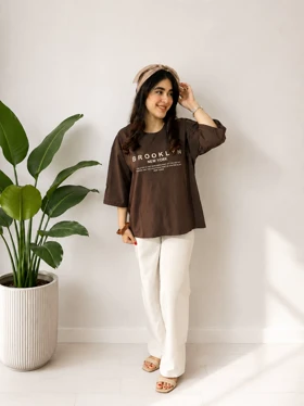 تیشرت باکسی brooklyn