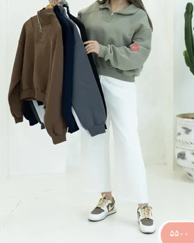 دورس کراپ نیم زیپ 5500