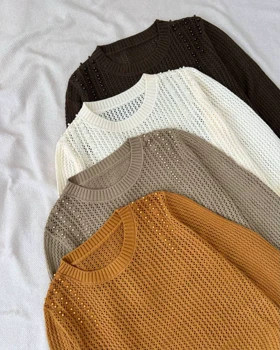 پلیور بافت قلاب بافی کد 5174