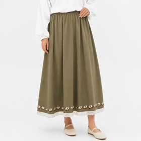 دامن زنانه کتان وارداتی