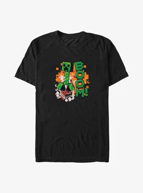 تیشرت طرح ماینکرافت | Minecraft Creeper Boom T-Shirt کد 254672