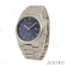 ساعت تیسوت مردانه PRX نقره ای صفحه سرمه ای 105141