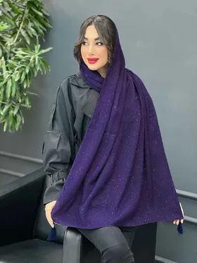 شال پلیسه لمه دار