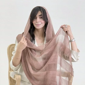 شال زنانه لینن آناستازیا | آی بولک