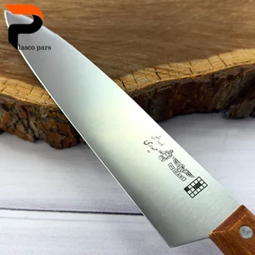 چاقو تیغه 22 سانت دسته چوبی حیدری
