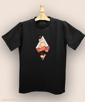 تیشرت مردانه و زنانه طرح تلماسه کد 919