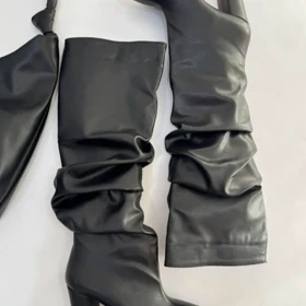 بوت پاشنه چروک بلند مکس 4262