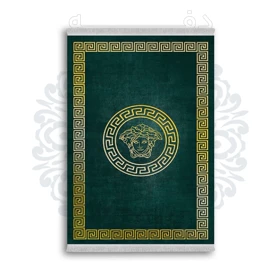 فرشینه از جنس پارچه هازان مخمل ترک طرح سنتی و مدرن برند دفه کد DAMG26