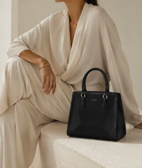کیف دستی زنانه چرم مصنوعی دسته کوتاه دیوید جونز DAVIDJONES