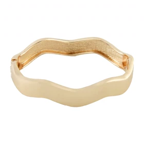 دستبند زنانه طرح بنگل مدل موج