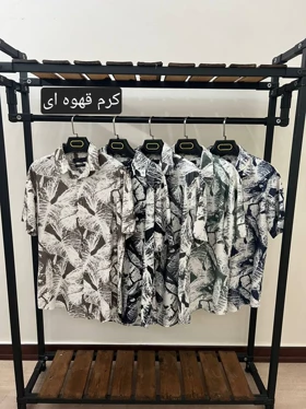 پیراهن لینن چاپی 2542