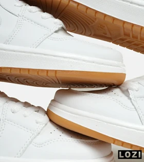 کفش کتانی مردانه سفید کرم نایک NIKE jordan 1