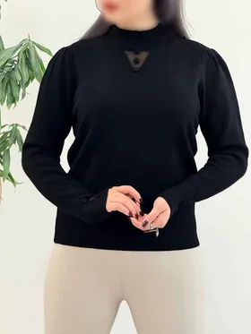 بافت سرشانه چین یقه ایستاده