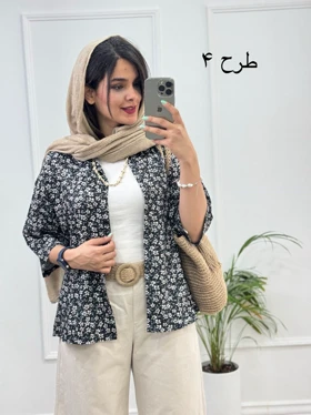 مانتو شومیزی پرگل