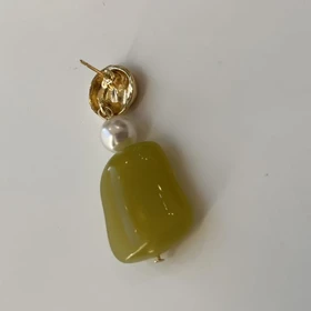 گوشواره رزینی مروارید آبنباتی