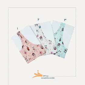 تاپ دخترانه نخ پنبه چاپدار برند آداک