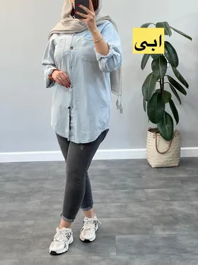 مانتو شومیزی لینن ساده