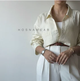 شومیز لینن Zara نویان