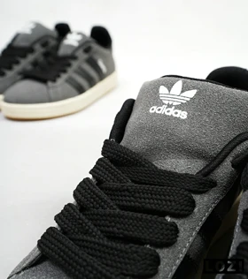 کفش کتانی مردانه طوسی مشکی ADIDAS Campus
