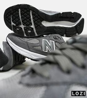 کفش کتانی طوسی فیلی NEW BALANCE 990