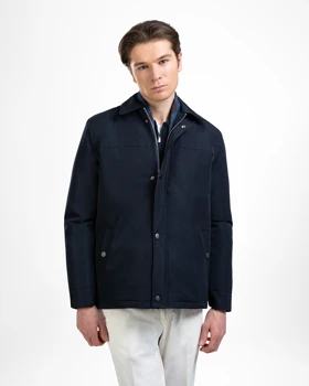 کاپشن مردانه یقه دار کد M2001