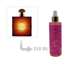 بادی اسپلش عطر ادکلن ایو سن لورن بلک اپیوم زنانه (ادوتویلت) 250 میل Yves Saint Laurent Blank opium EDT for Woman 250ml