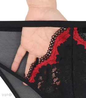 ست شورت و سوتین مینی مایزر توری فنردار Adak آداک کد 532