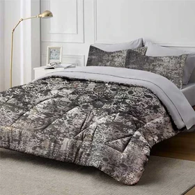 سرویس روتختی مخمل شانل طلاکوب مدرن مدل DD