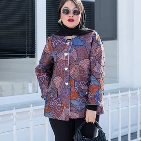 کت ژاکارد زنانه کد 1410