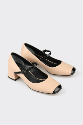 کفش پاشنه‌بلند کلاسیک زنانه اورجینال elle