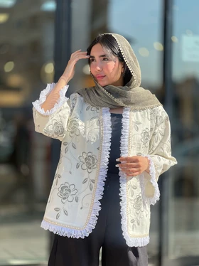 مانتو گلدوزی شده کد 772