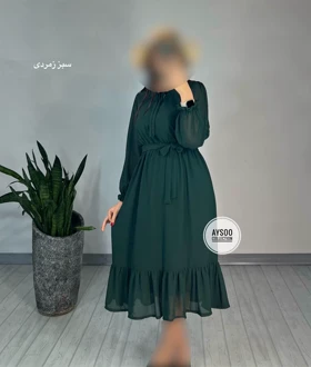 پیراهن حریر کاملیا 5