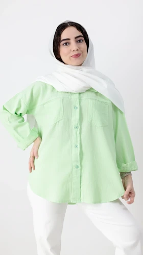 شومیز کنفی رنگی