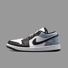 نایکی جردن 1 کاستوم آبی سفید ساق کوتاه Nike Air Jordan 1 Low OG Costume Blue White
