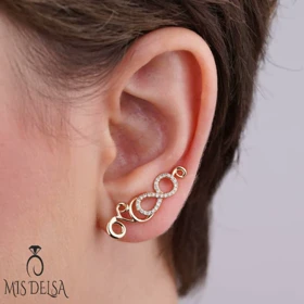گوشواره اینفینیتی نگیندار ژوپینگ