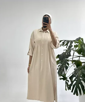 مانتو پیراهنی کد SG002 برند ردا